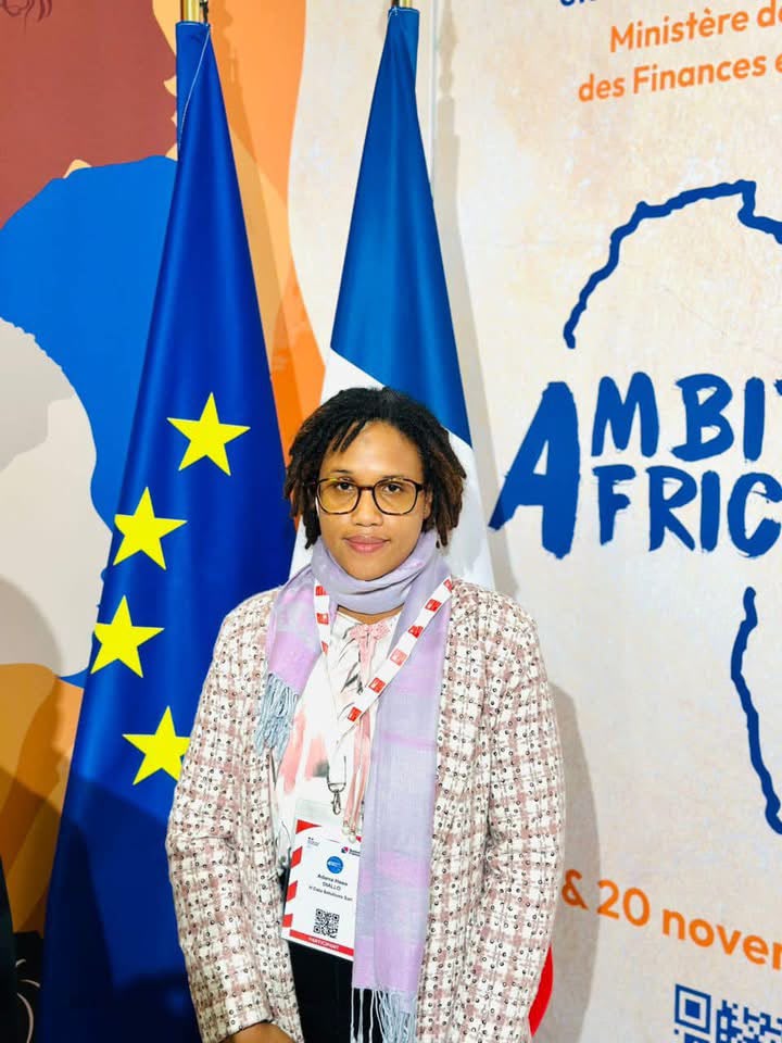 Adama Hawa Diallo, Responsable commerciale de H DATA Solutions, au forum Ambition Africa 2024 à Paris
